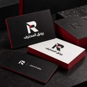 طباعة بزنس كارد مطابع رونق المحترف