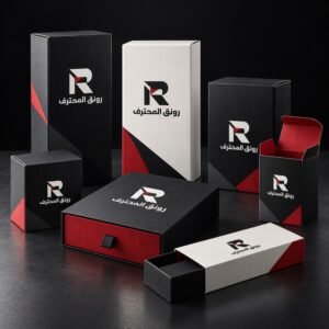 بوكسات منتجات, علب منتجات مطابع رونق المحرتف
